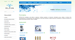 Desktop Screenshot of kliva.lv